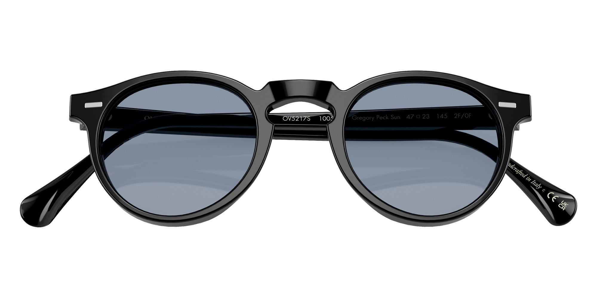Oliver Peoples OV5217S Gregory Peck Sun 1005GH 47 - Black / Sky Blue Photochromic #id:ov5217s1005gh_s:100100