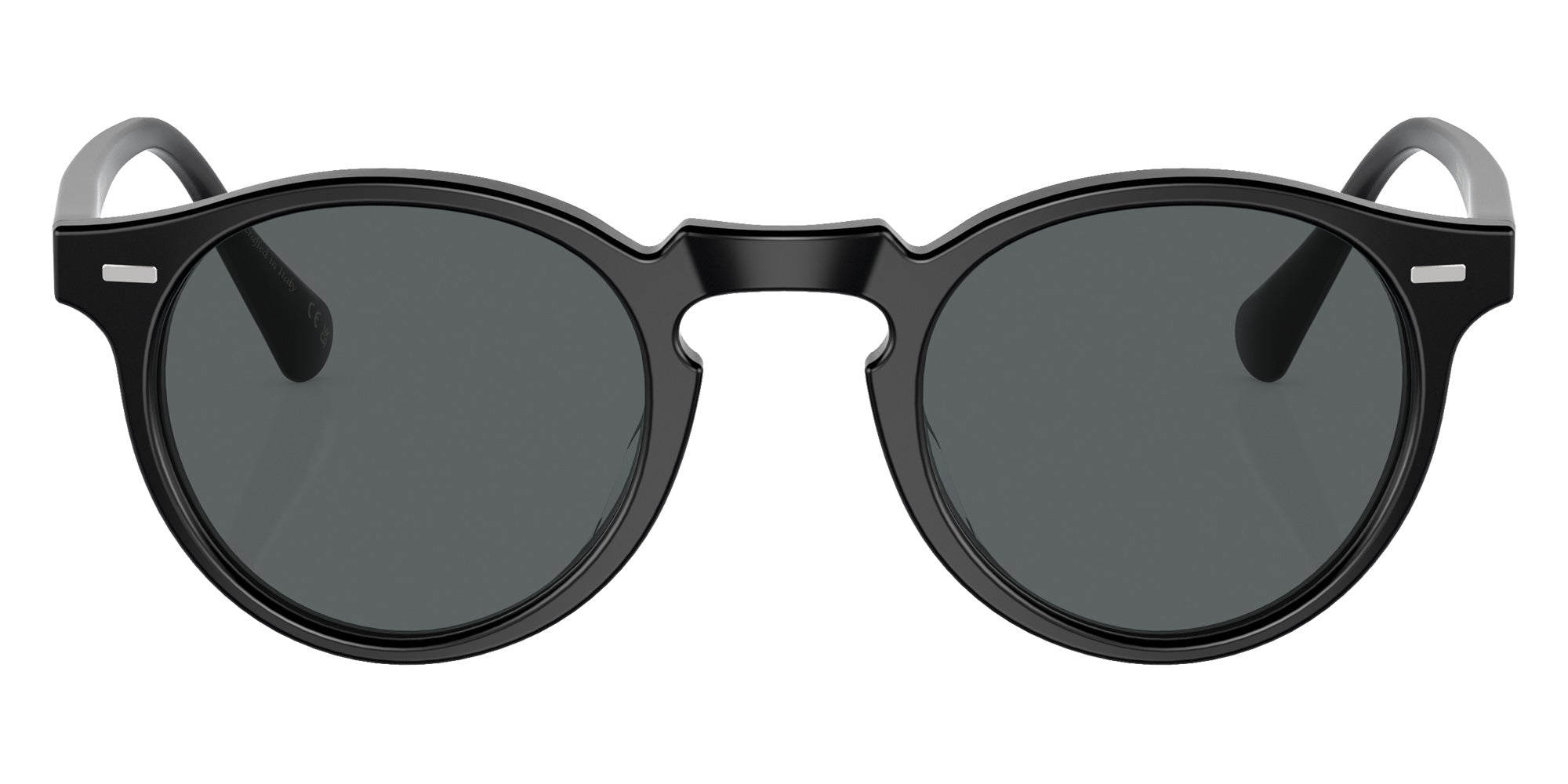 Oliver Peoples OV5217S Gregory Peck Sun 1031P2 47 - Semi-Matte Black / Dark Gray Polarized #id:ov5217s1031p2_s:102100