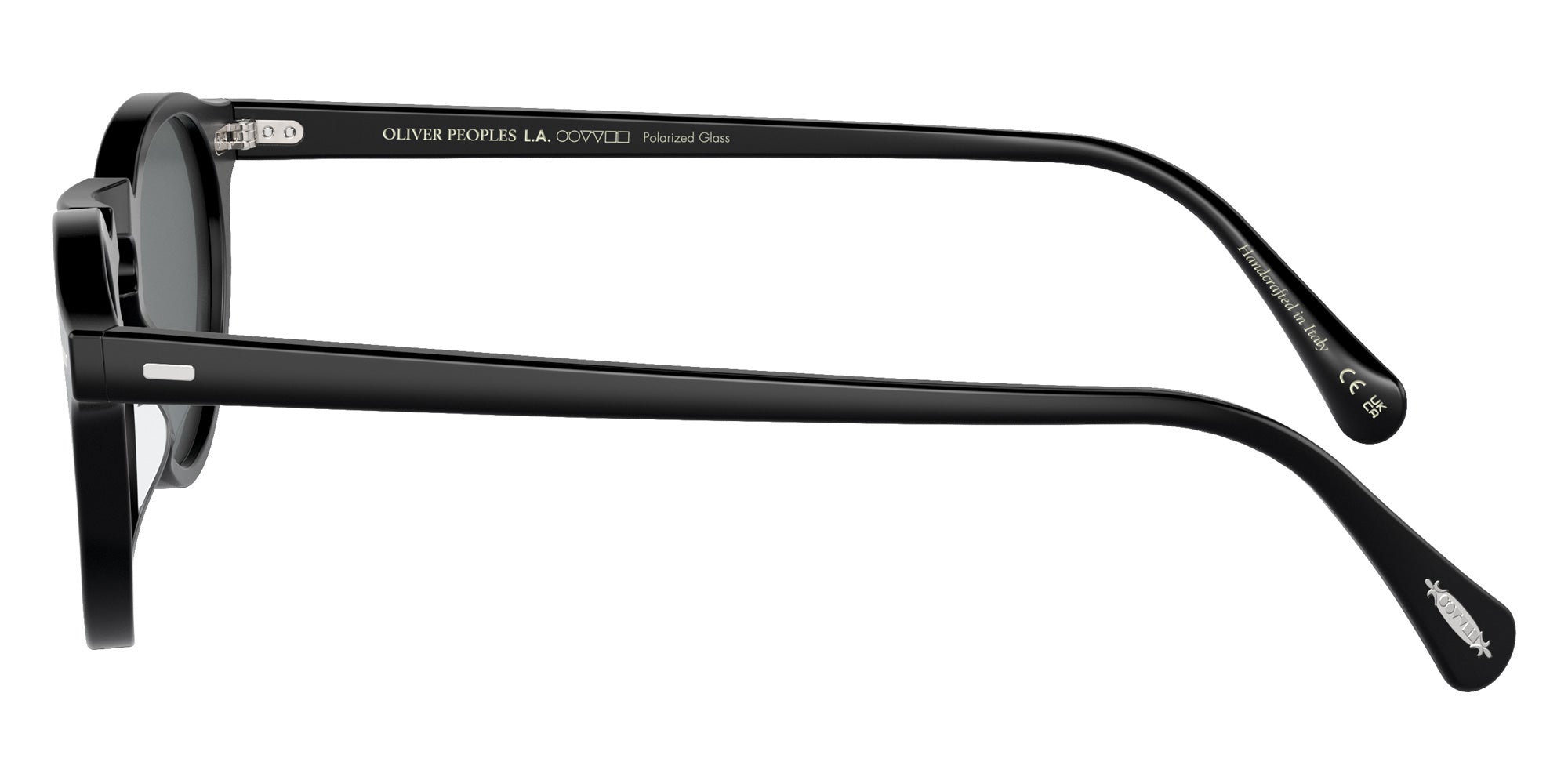 Oliver Peoples OV5217S Gregory Peck Sun 1031P2 47 - Semi-Matte Black / Dark Gray Polarized #id:ov5217s1031p2_s:102110