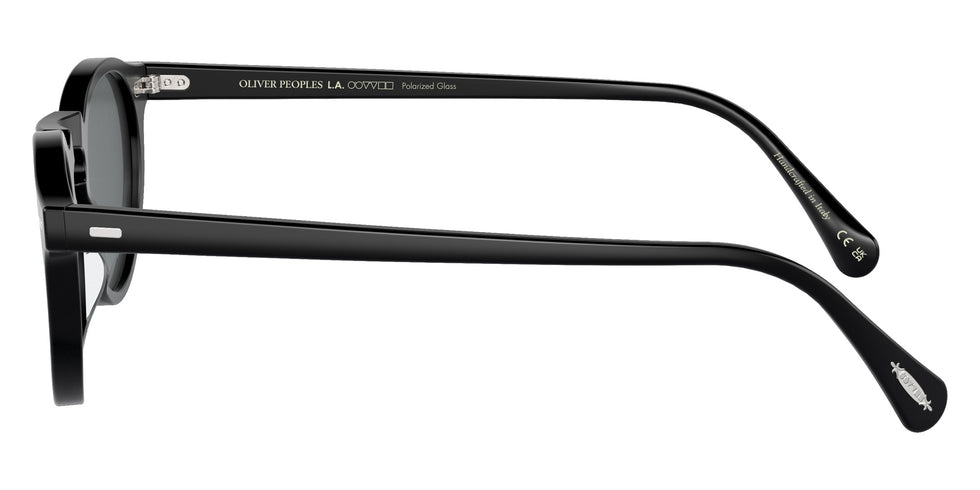 Oliver Peoples OV5217S Gregory Peck Sun 1031P2 47 - Semi-Matte Black / Dark Gray Polarized #id:ov5217s1031p2_s:102110