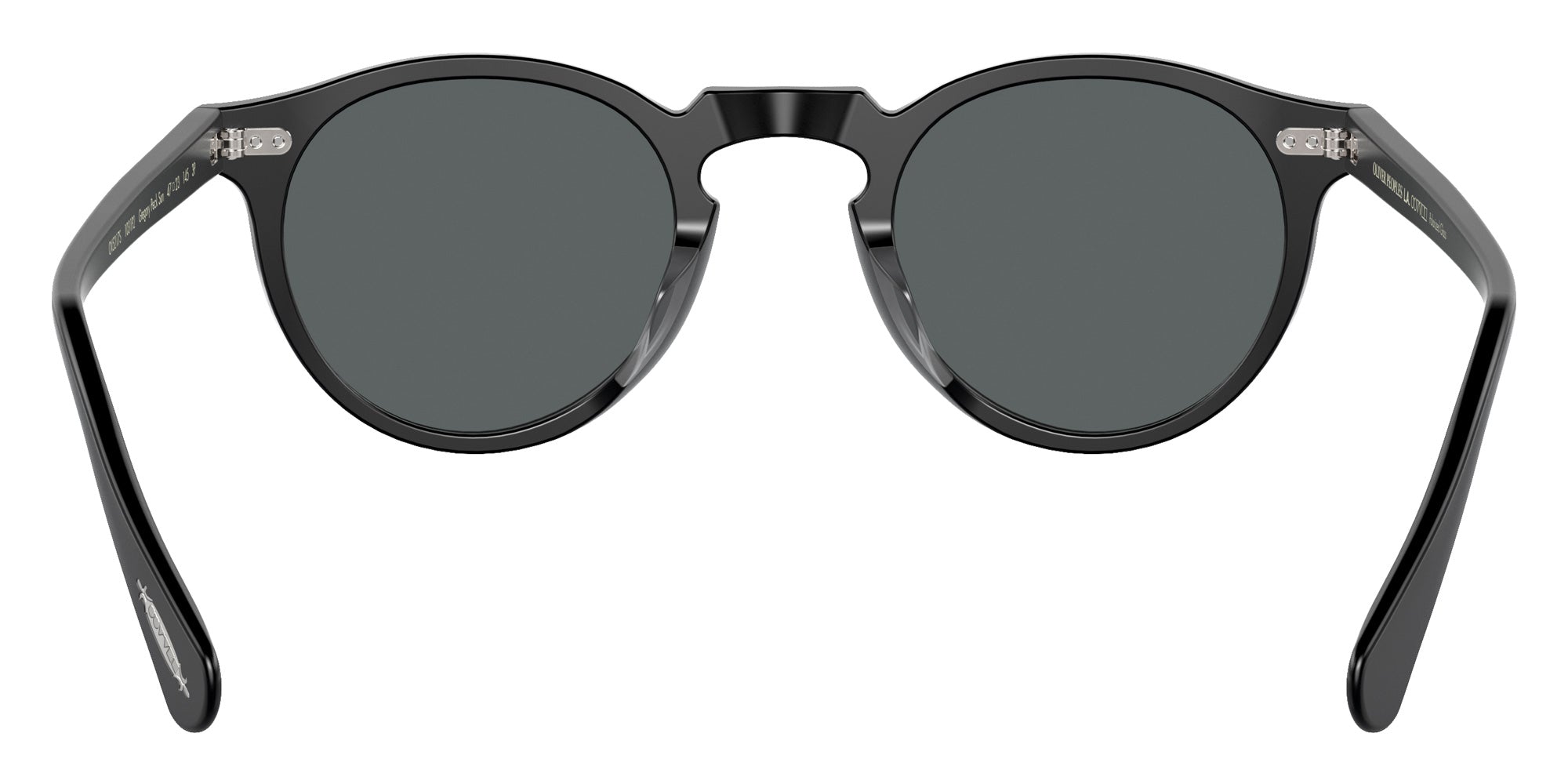 Oliver Peoples OV5217S Gregory Peck Sun 1031P2 47 - Semi-Matte Black / Dark Gray Polarized #id:ov5217s1031p2_s:102115