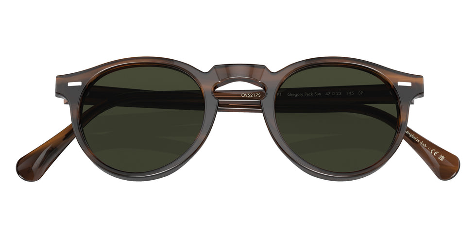 Oliver Peoples OV5217S Gregory Peck Sun 1724P1 47 - Tuscany Tortoise / G-15 Polarized #id:ov5217s1724p1_s:108120