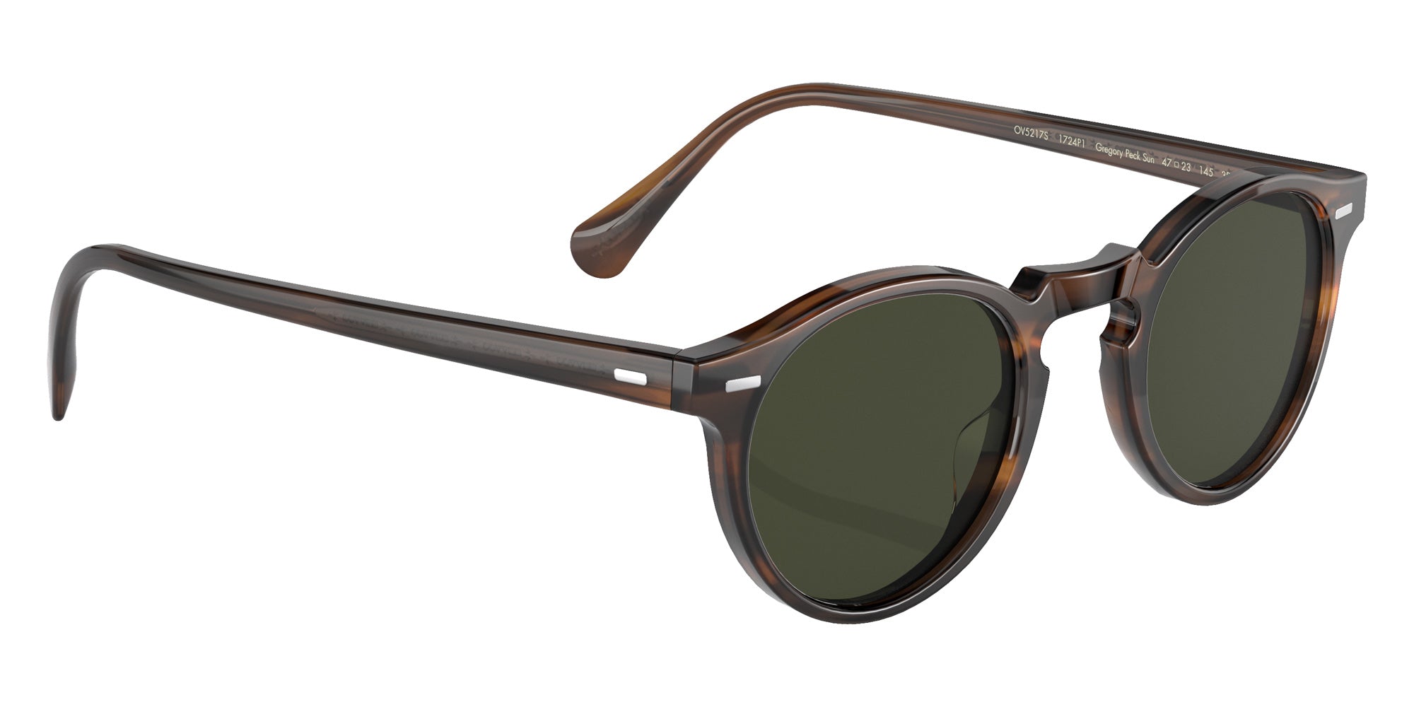 Oliver Peoples OV5217S Gregory Peck Sun 1724P1 47 - Tuscany Tortoise / G-15 Polarized #id:ov5217s1724p1_s:108125