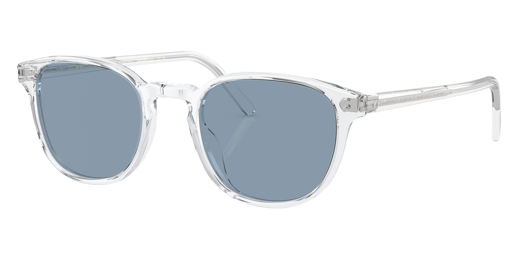 Oliver Peoples OV5219S Fairmont Sun 110156 49 - Crystal / Azure Mirrored Blue #id:ov5219s110156_s:102105