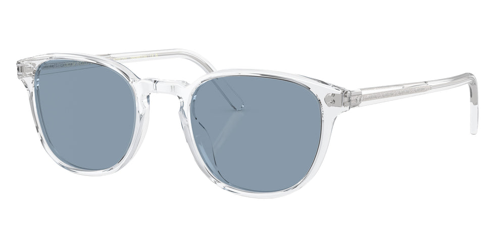 Oliver Peoples OV5219S Fairmont Sun 110156 49 - Crystal / Azure Mirrored Blue #id:ov5219s110156_s:102105