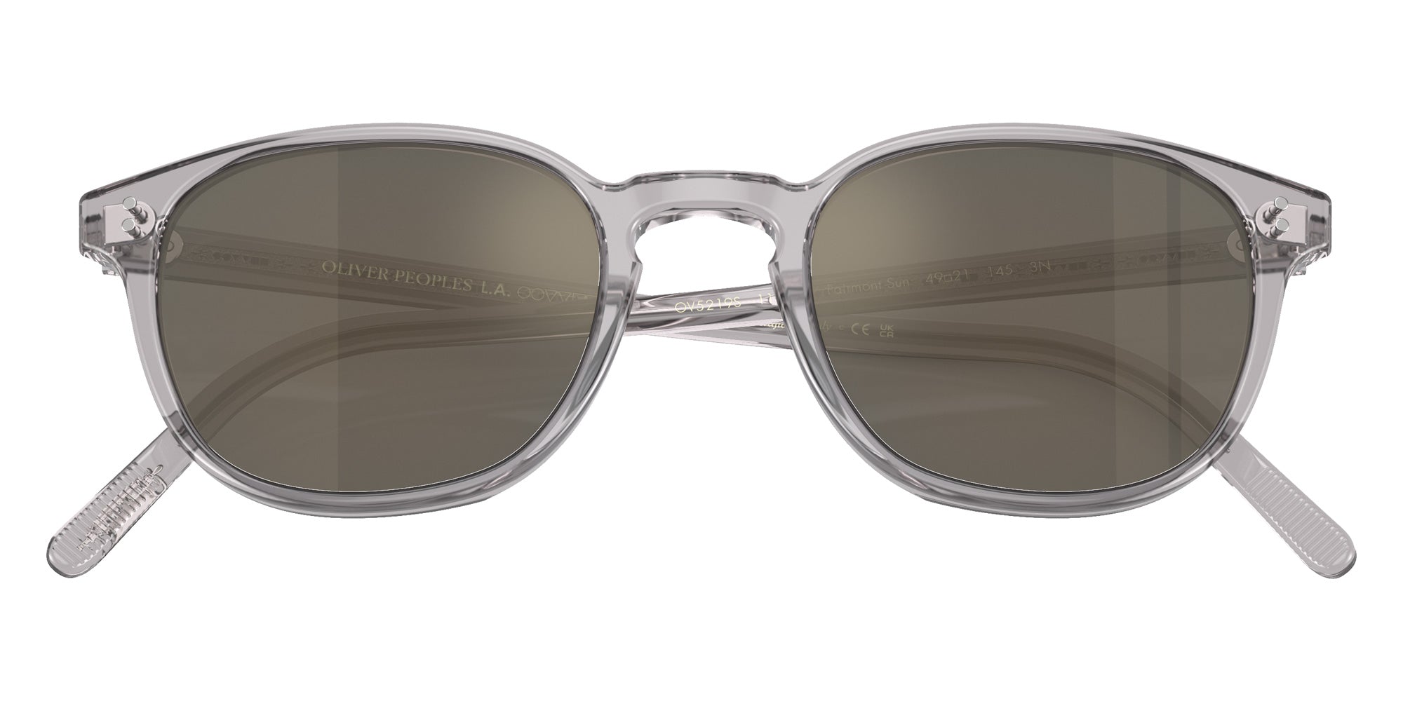 Oliver Peoples OV5219S Fairmont Sun 113239 49 - Workman Gray / Dark Gray Mirrored Gold #id:ov5219s113239_s:104125