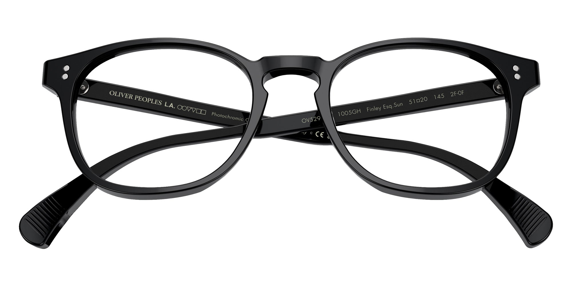 Oliver Peoples OV5298SU Finley Esq. Sun 1005GH 51 - Black / Sky Blue Photochromic #id:ov5298su1005gh_s:100130