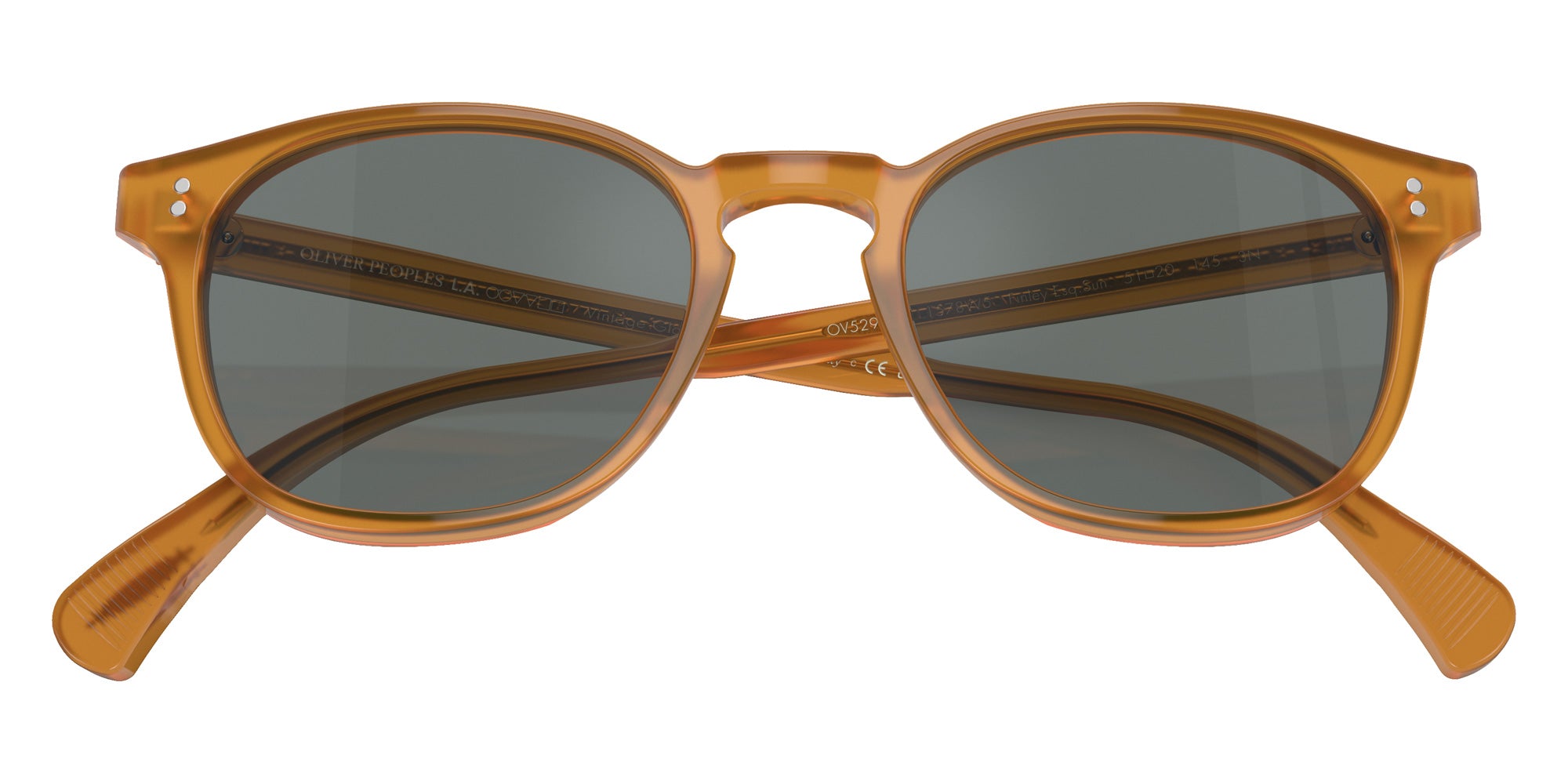 Oliver Peoples OV5298SU Finley Esq. Sun 1578W5 51 - Amber / Regal Blue Mirrored #id:ov5298su1578w5_s:108125