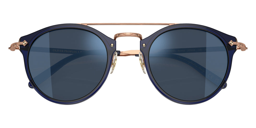 Oliver Peoples OV5349S Remick 156696 50 - Denim-Brushed Rose Gold / Dark Blue Mirrored Blue #id:ov5349s156696_s:100125
