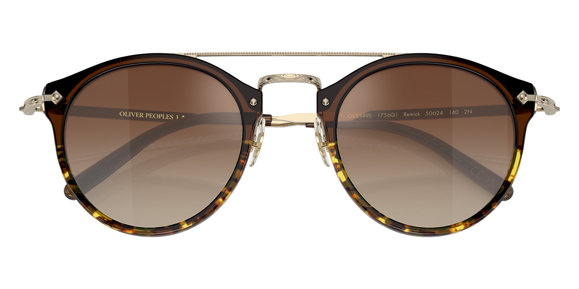 Oliver Peoples OV5349S Remick 1756Q1 50 - Espresso/382 Gradient/Gold / Dark Brown Gradient Mirrored #id:ov5349s1756q1_s:104125