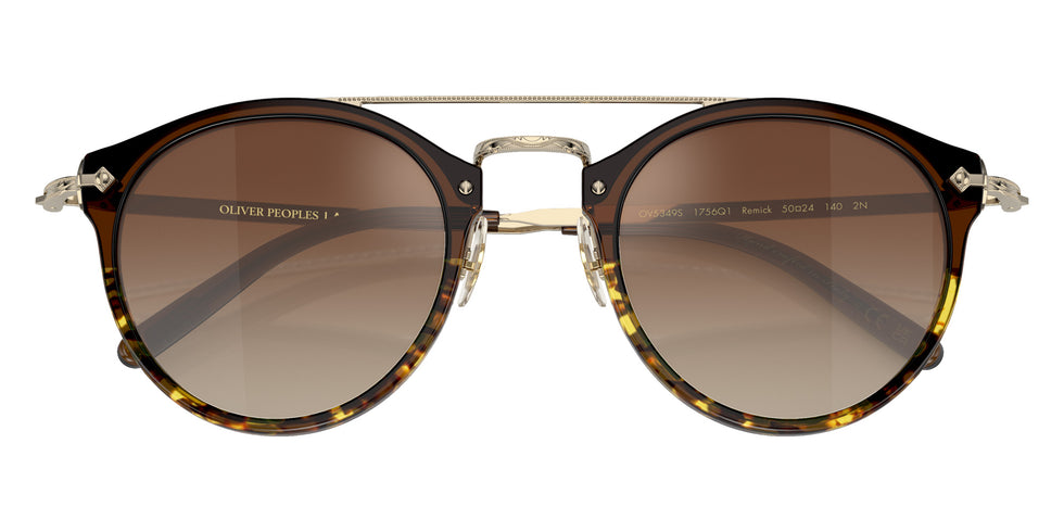 Oliver Peoples OV5349S Remick 1756Q1 50 - Espresso/382 Gradient/Gold / Dark Brown Gradient Mirrored #id:ov5349s1756q1_s:104125