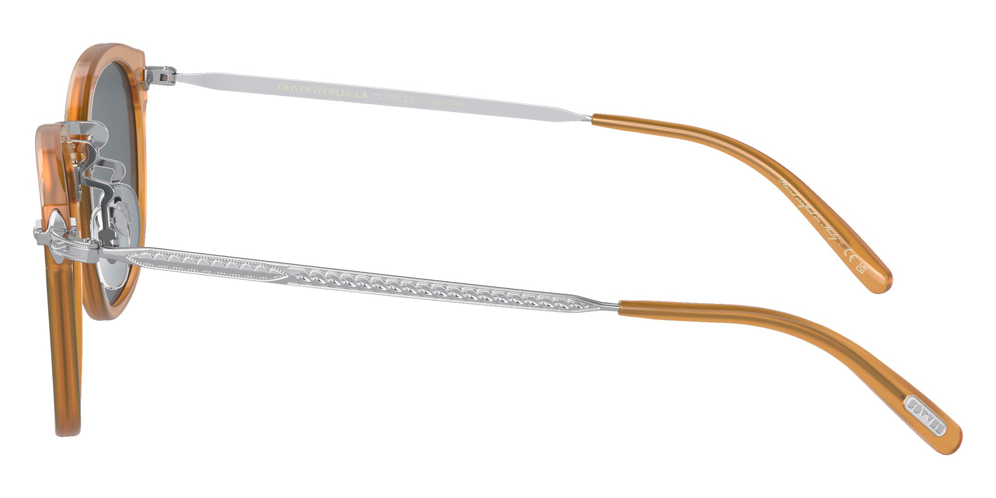 Oliver Peoples OV5350S OP-506 Sun 1578R5 49 - Amber-Silver / Blue #id:ov5350s1578r5_s:102110