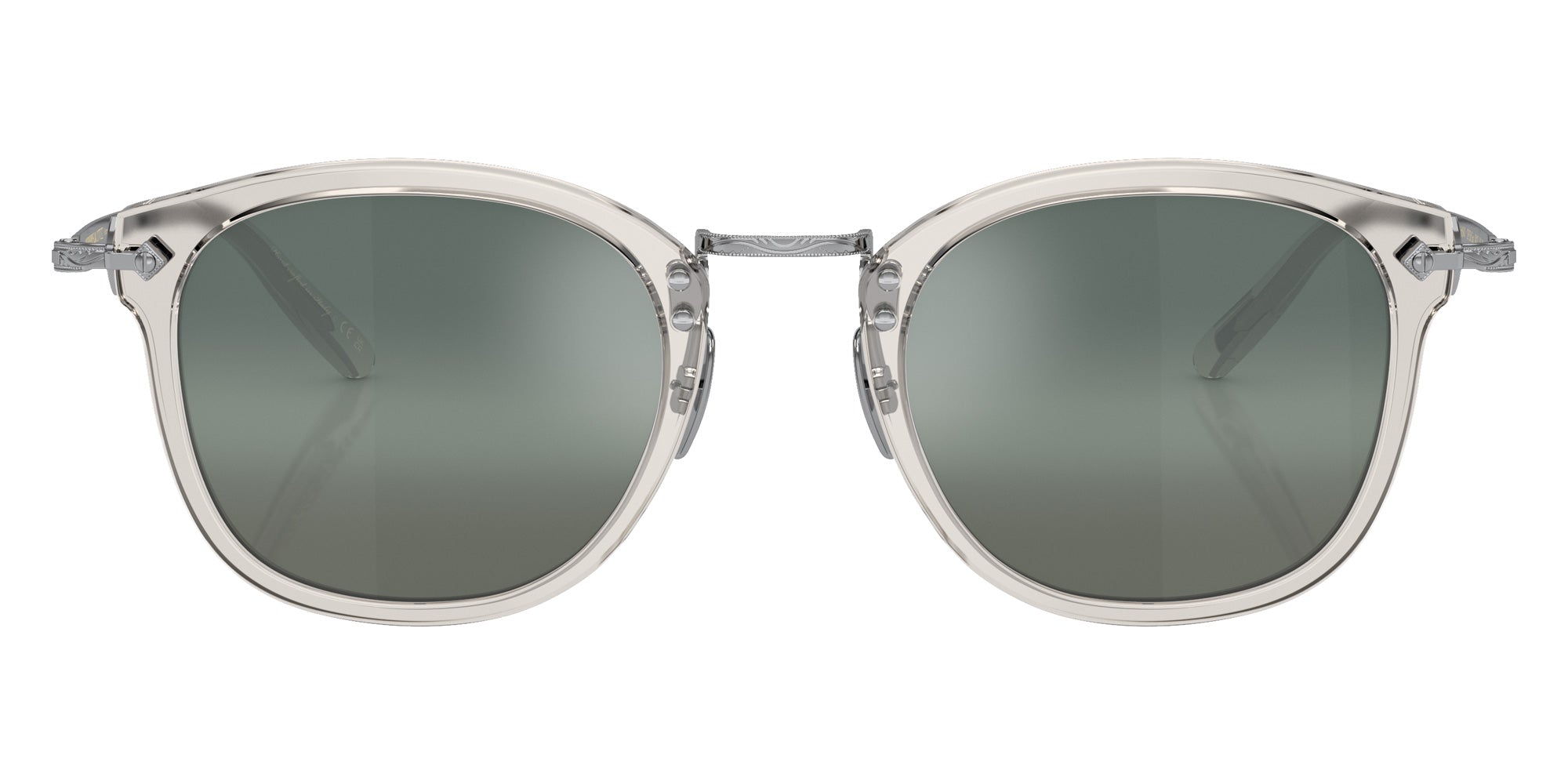 Oliver Peoples OV5350S OP-506 Sun 166941 49 - Black Diamond/Brushed Silver / Steal Gradient #id:ov5350s166941_s:104100
