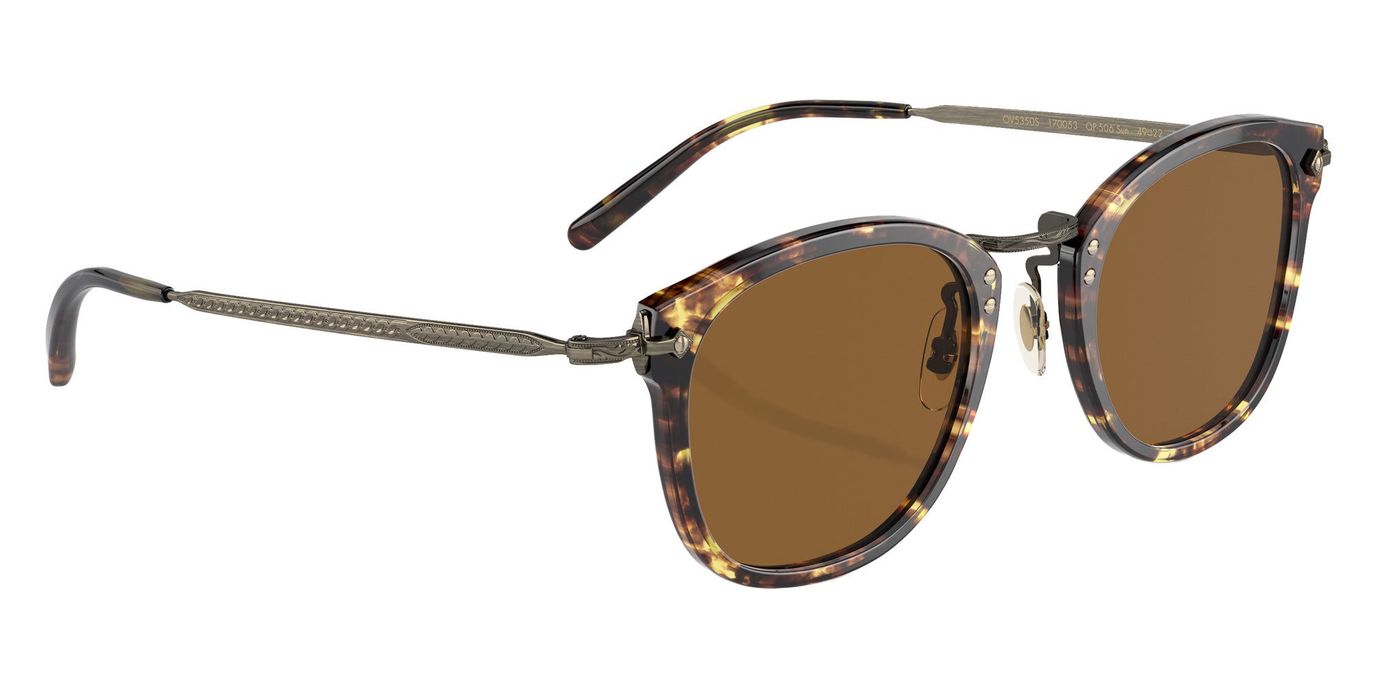 Oliver Peoples OV5350S OP-506 Sun 170053 49 - 382/Antique Gold / True Brown #id:ov5350s170053_s:100120