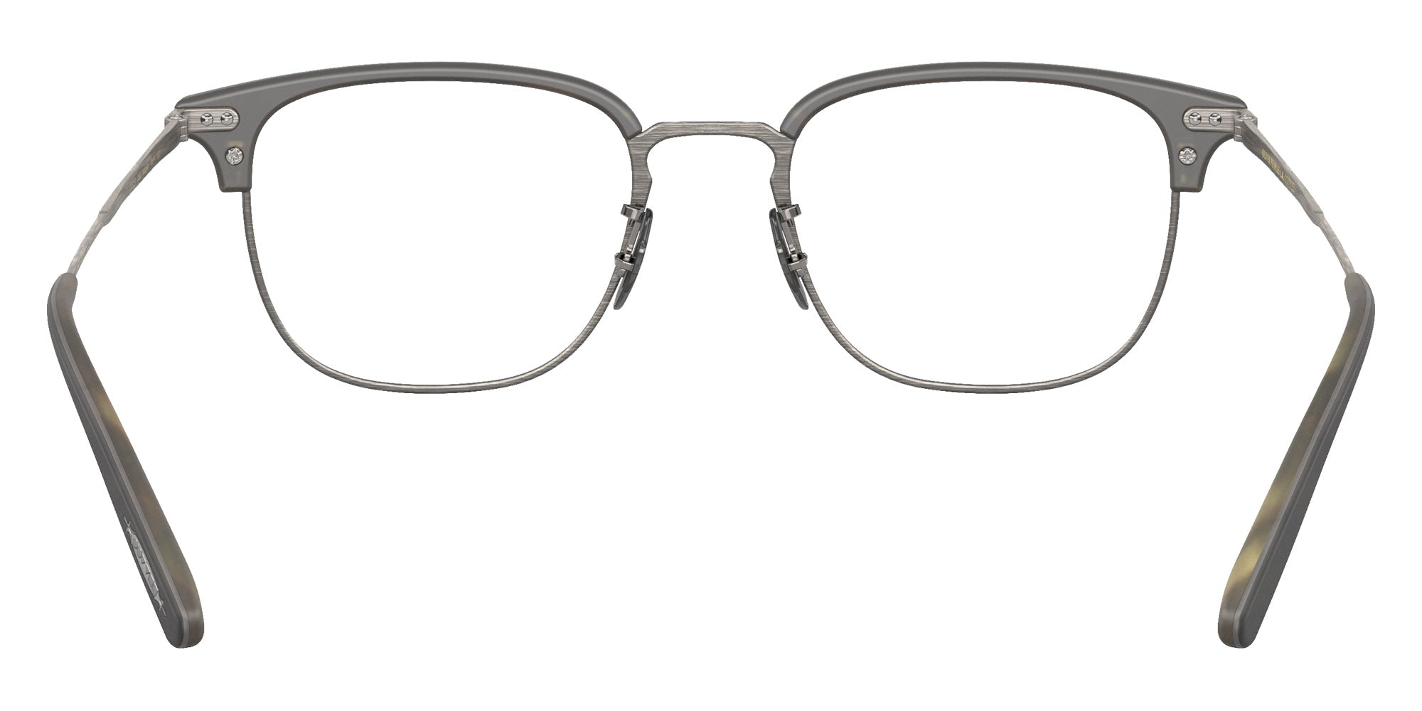 Oliver Peoples OV5359 Willman 1282 49 - Semi-Matte Black-Olive Tortoise-Antique Pewter #id:ov53591282_s:104115
