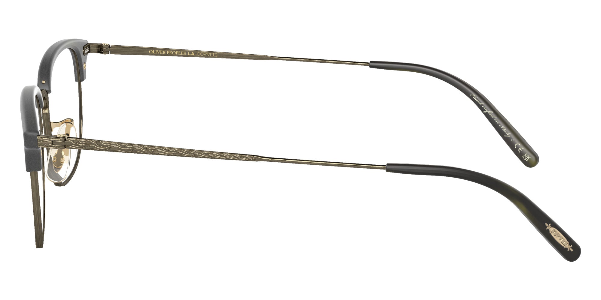 Oliver Peoples OV5359 Willman 1709 49 - Semi-Matte Emerald Bark/Antique Gold #id:ov53591709_s:108110