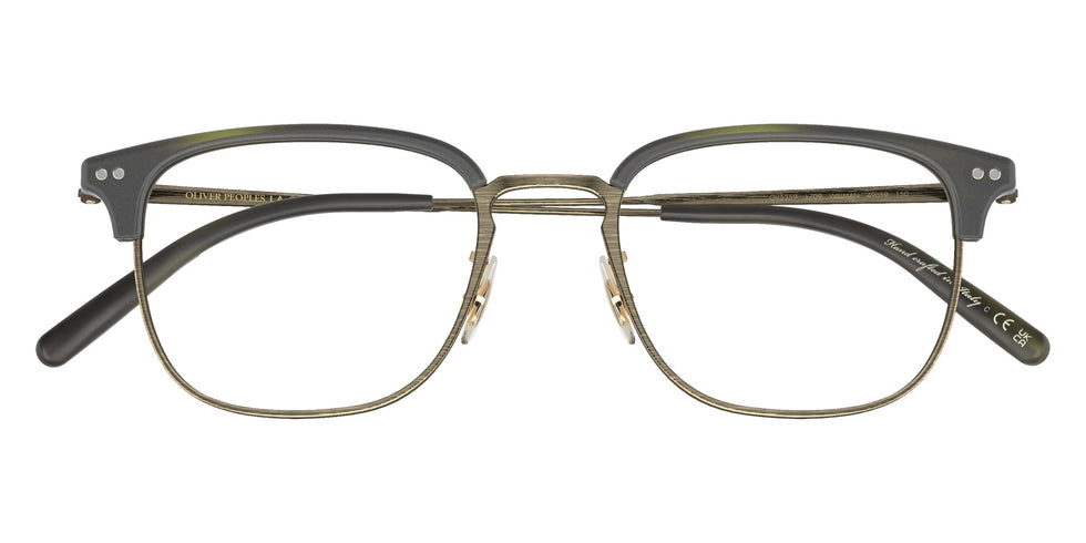 Oliver Peoples OV5359 Willman 1709 49 - Semi-Matte Emerald Bark/Antique Gold #id:ov53591709_s:108125