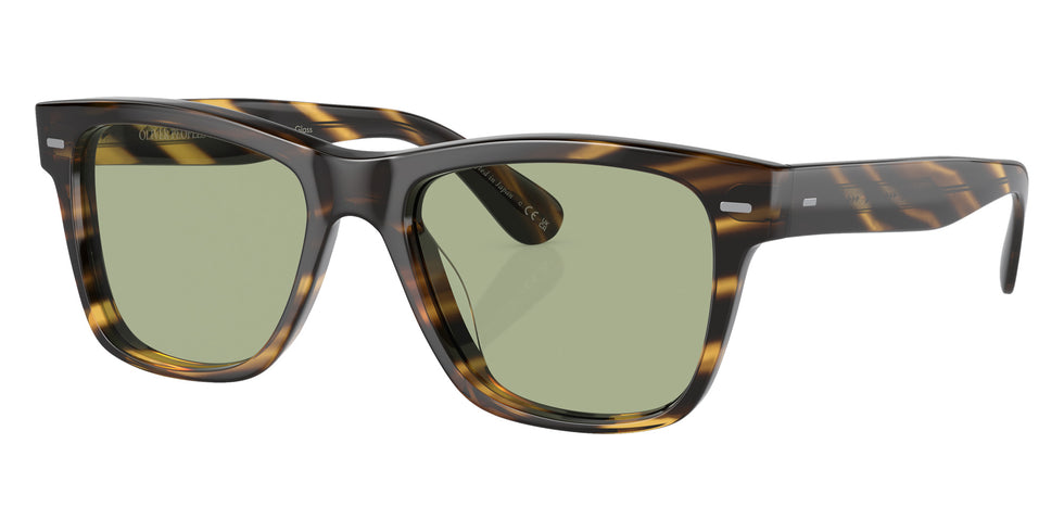 Oliver Peoples OV5393SF Oliver Sun-F 100352 52 - Cocobolo / Green Wash #id:ov5393sf100352_s:100105