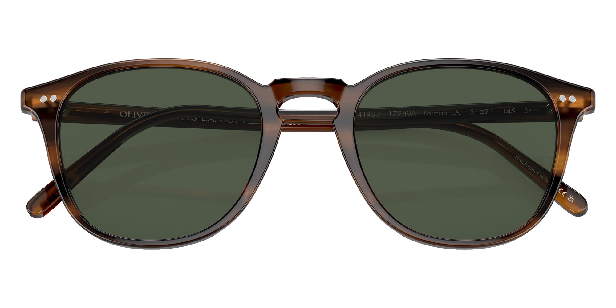 Oliver Peoples OV5414SU Forman L.A 17249A 51 - Tuscany Tortoise / Green Polarized #id:ov5414su17249a_s:102125