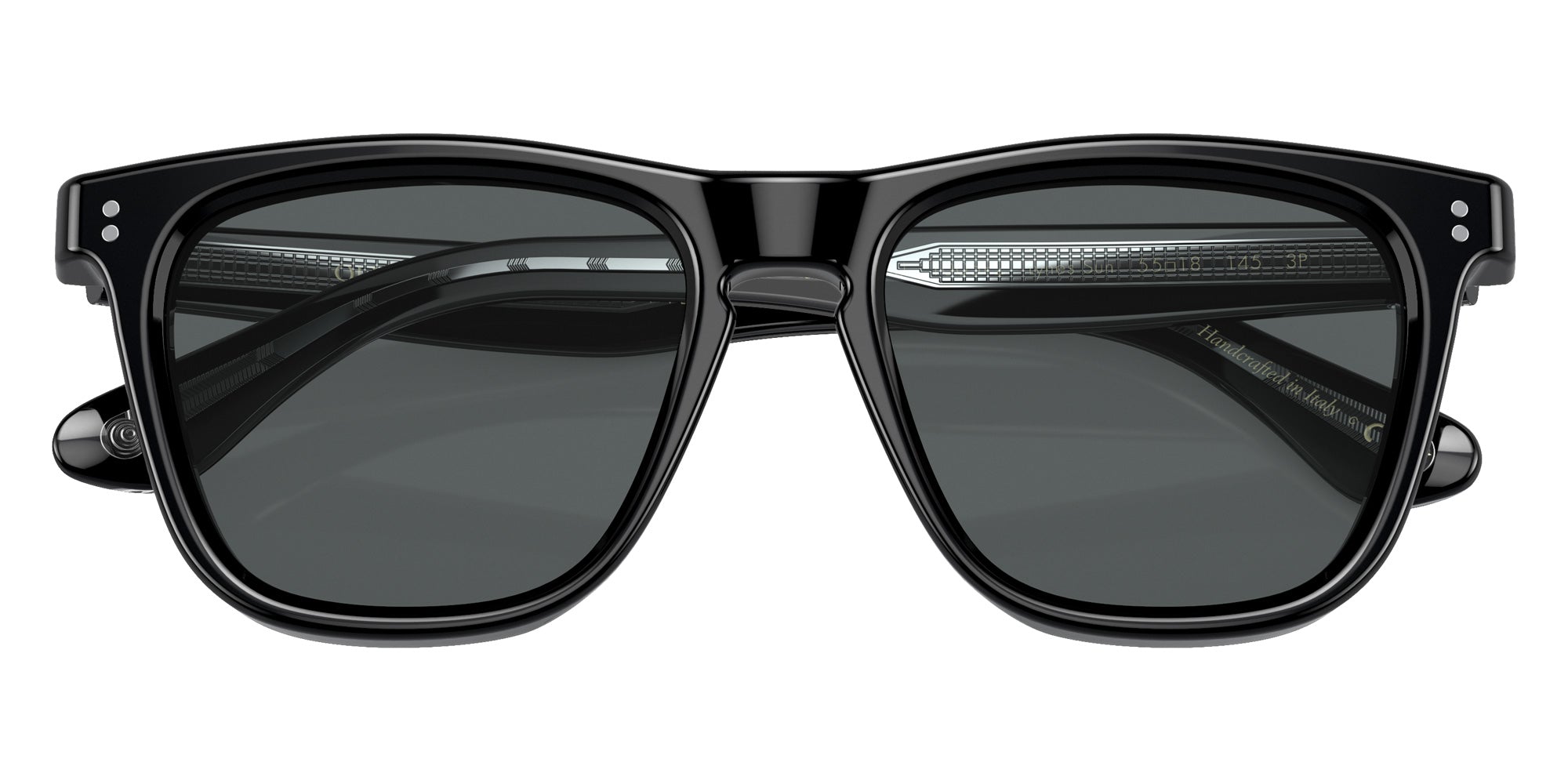 Oliver Peoples OV5449SU Lynes Sun 1005P2 55 - Black / Midnight Express Polarized #id:ov5449su1005p2_s:100125