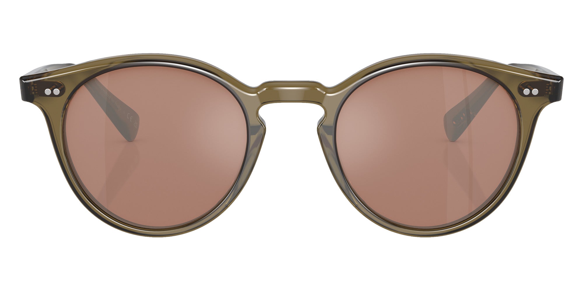 Oliver Peoples OV5459SU Romare Sun 1678W4 48 - Dusty Olive / Persimmon Mirrored #id:ov5459su1678w4_s:102100