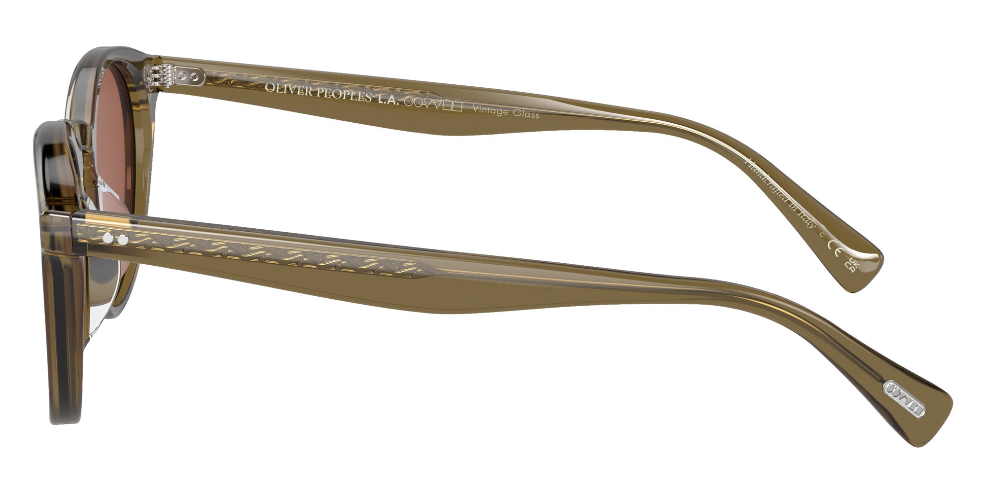 Oliver Peoples OV5459SU Romare Sun 1678W4 48 - Dusty Olive / Persimmon Mirrored #id:ov5459su1678w4_s:102110