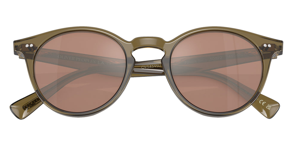 Oliver Peoples OV5459SU Romare Sun 1678W4 48 - Dusty Olive / Persimmon Mirrored #id:ov5459su1678w4_s:102125