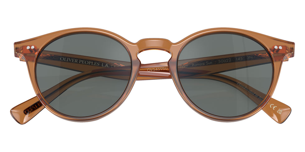 Oliver Peoples OV5459SU Romare Sun 1783W5 50 - Espresso / Regal Blue Mirrored #id:ov5459su1783w5_s:106125