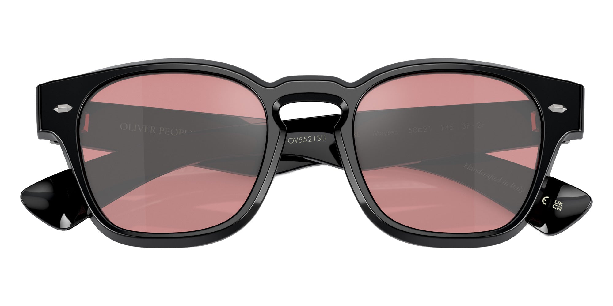 Oliver Peoples OV5521SU Maysen 14923E 50 - Black / Magenta Photochromic Mirrored #id:ov5521su14923e_s:100130