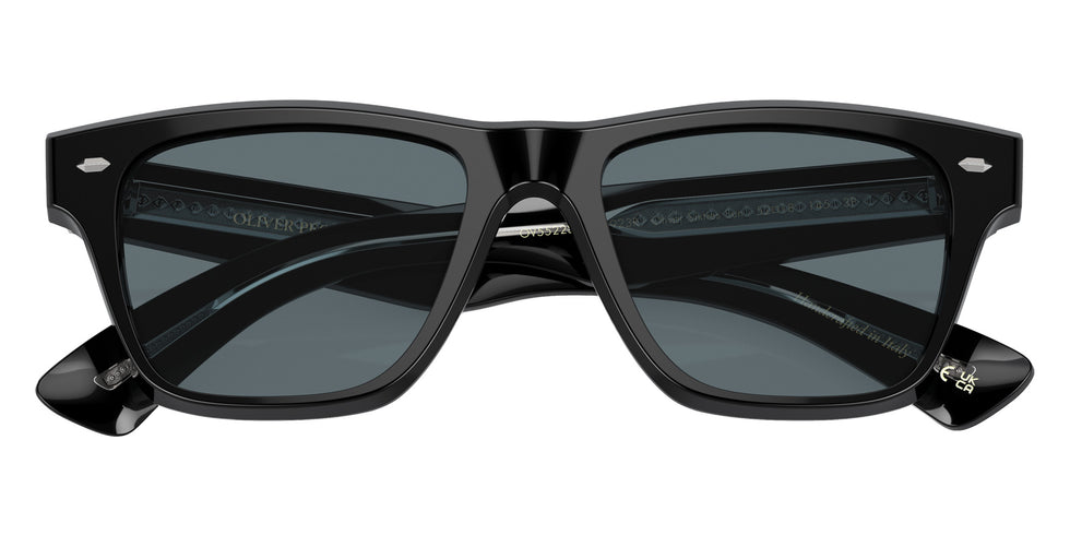 Oliver Peoples OV5522SU Oliver Sixties Sun 14923R 52 - Black / Blue Polarized #id:ov5522su14923r_s:100125