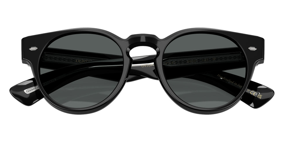 Oliver Peoples OV5571SU Hayton 18k 1731P2 49 - Pure Black / Midnight Express Polarized #id:ov5571su1731p2_s:100125
