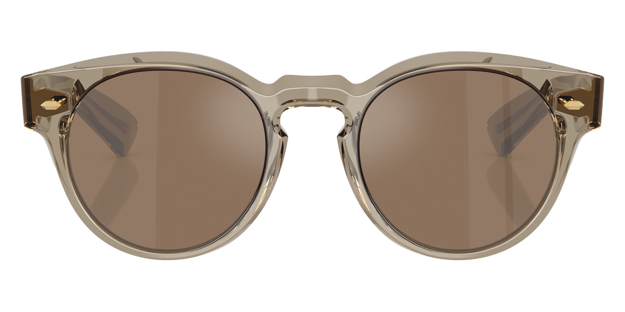 Oliver Peoples OV5571SU Hayton 18k 1745G8 49 - Sencha / Cognac Mirrored #id:ov5571su1745g8_s:102100