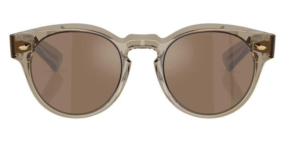 Oliver Peoples OV5571SU Hayton 18k 1745G8 49 - Sencha / Cognac Mirrored #id:ov5571su1745g8_s:102100