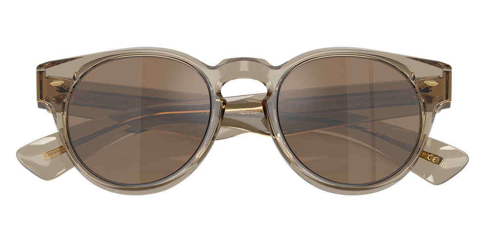 Oliver Peoples OV5571SU Hayton 18k 1745G8 49 - Sencha / Cognac Mirrored #id:ov5571su1745g8_s:102125