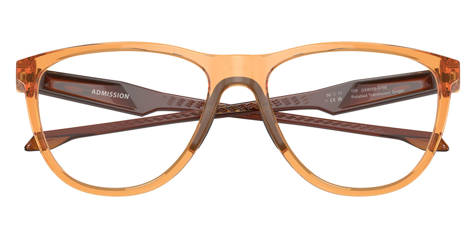 OAKLEY OX8056 Admission Coalesce 805607 56 - Polished Transparent Ginger #id:ox8056805607_s:100120