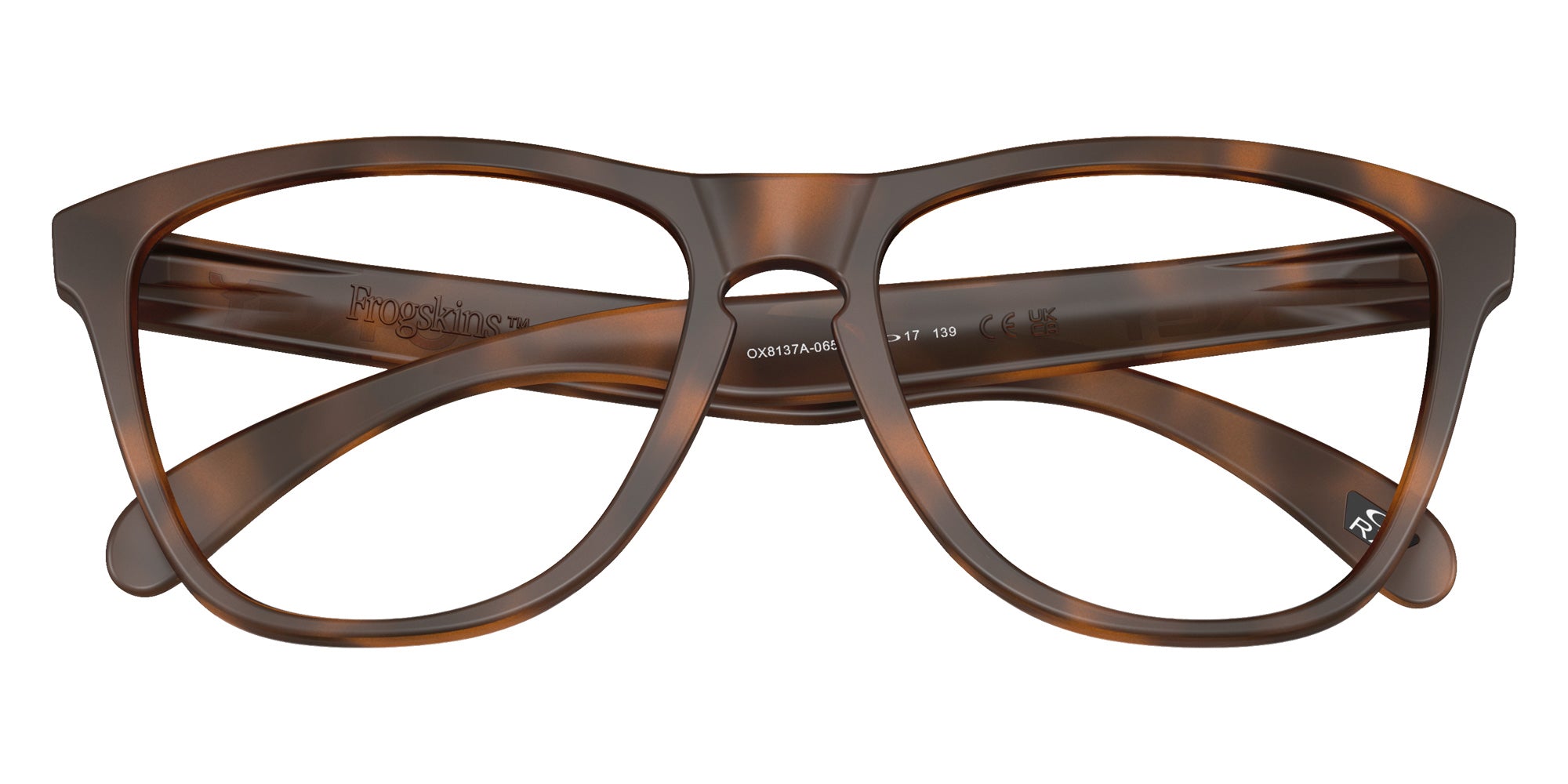 OAKLEY OX8137A Frogskins��� (Low Bridge Fit) 813706 55 - Matte Brown Tortoise #id:ox8137a813706_s:104120