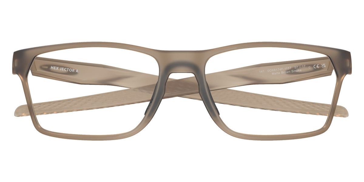 OAKLEY OX8174F Hex Jector (Low Bridge Fit) Obscura Collection 817411 56 - Matte Brown Smoke #id:ox8174f817411_s:100125