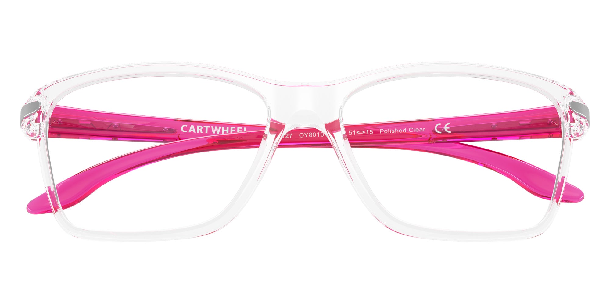 OAKLEY OY8010 Cartwheel��� 801001 47 - Polished Clear #id:oy8010801001_s:100135