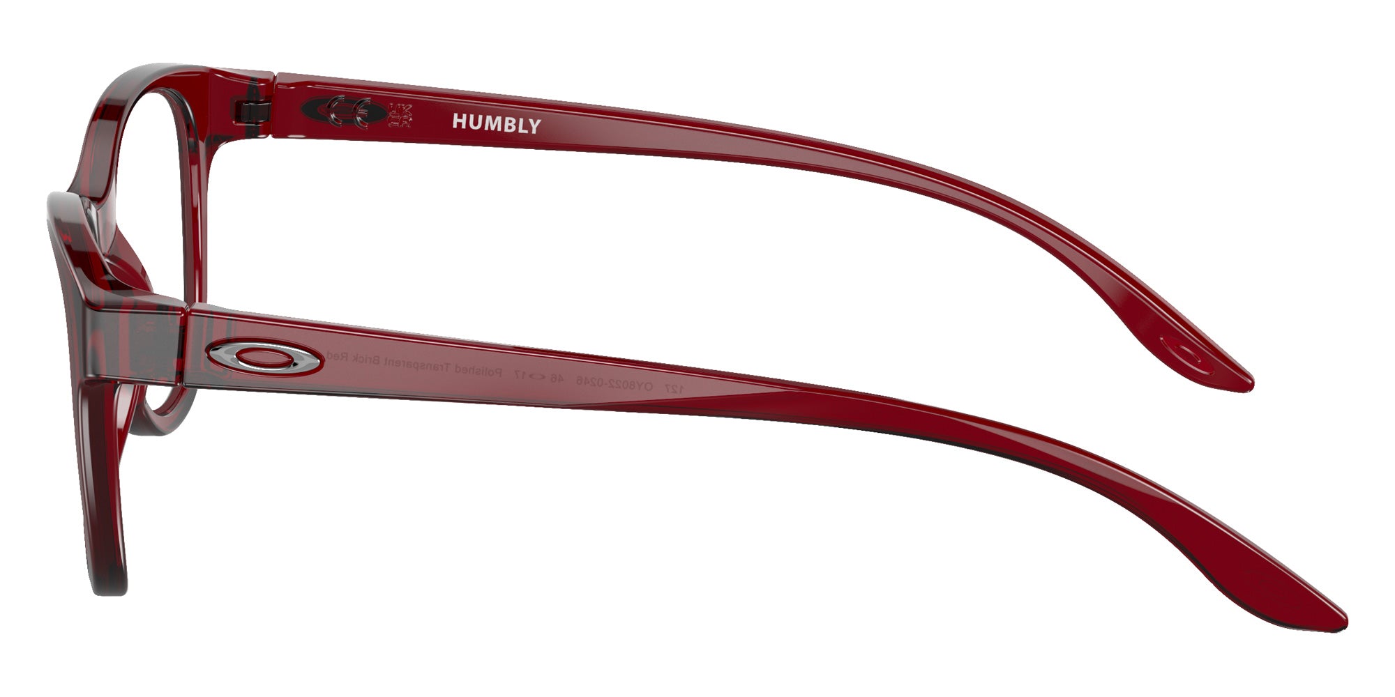 OAKLEY OY8022 Humbly (Youth Fit) 802202 44 - Polished Transparent Brick Red #id:oy8022802202_s:102110
