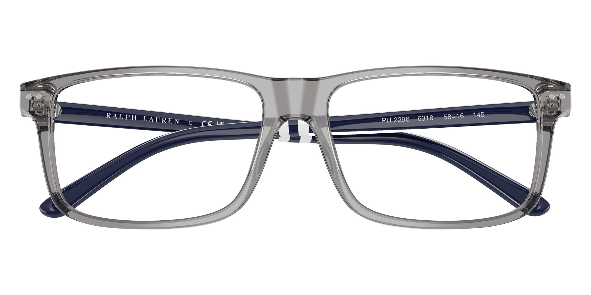 POLO RALPH LAUREN PH2296 6318 55 - Shiny Transparent Gray #id:ph22966318_s:116120