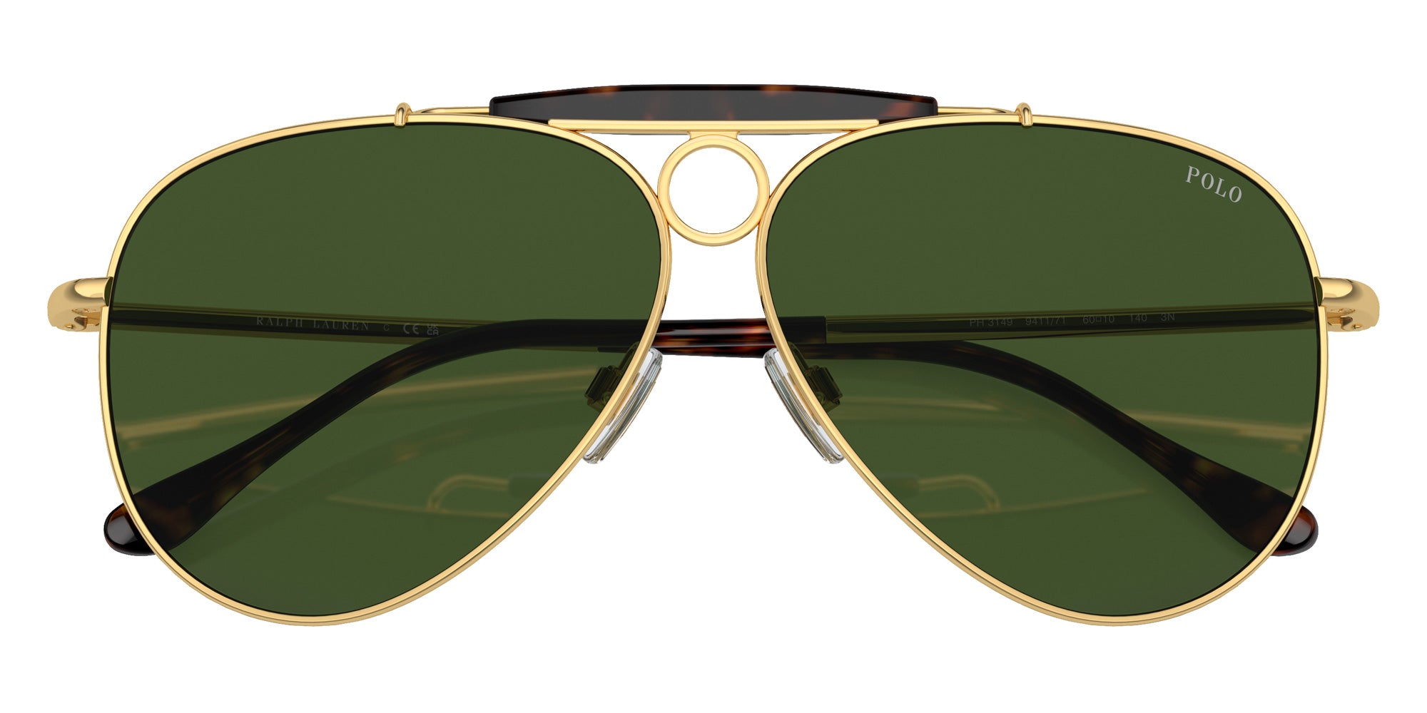 POLO RALPH LAUREN PH3149 941171 60 - Shiny Gold / Bottle Green #id:ph3149941171_s:100120