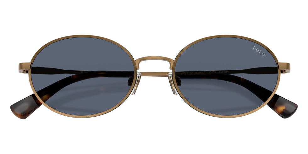 POLO RALPH LAUREN PH3162 932487 53 - Semishiny Brass / Dark Blue #id:ph3162932487_s:106120