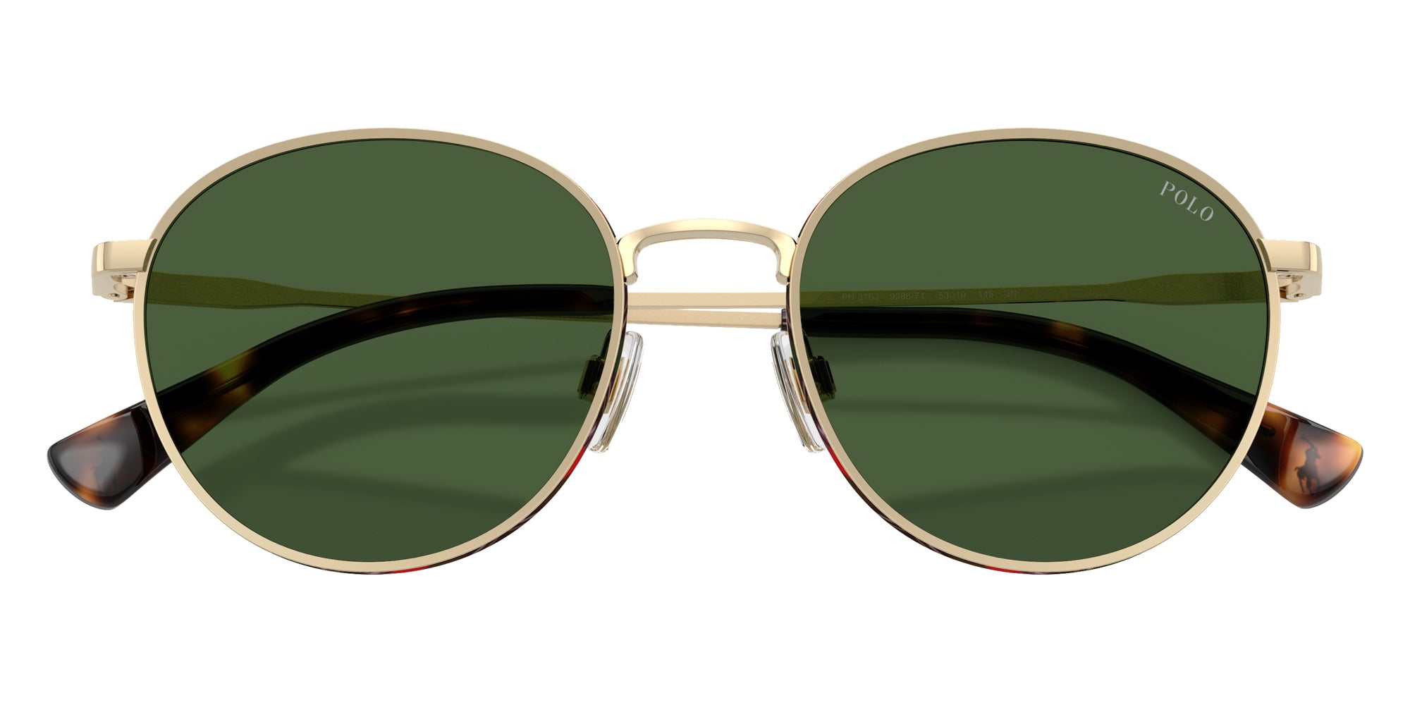 POLO RALPH LAUREN PH3163 928671 53 - Shiny Pale Gold / Bottle Green #id:ph3163928671_s:104120