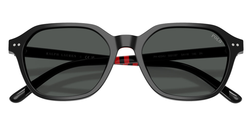 POLO RALPH LAUREN PH4234U 500187 54 - Shiny Black / Dark Gray #id:ph4234u500187_s:100120