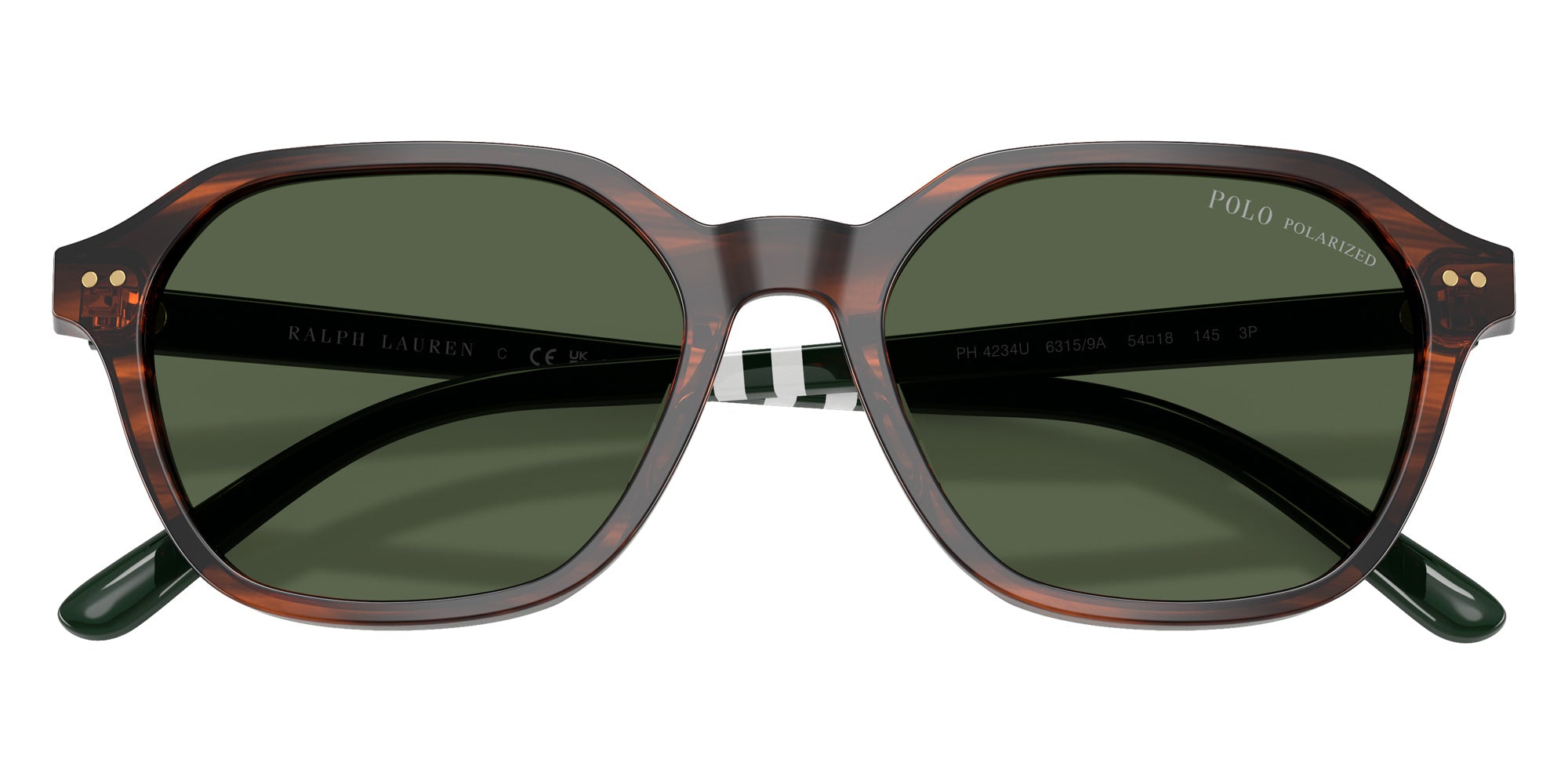 POLO RALPH LAUREN PH4234U 63159A 54 - Shiny Havana / Polarized Green #id:ph4234u63159a_s:108120