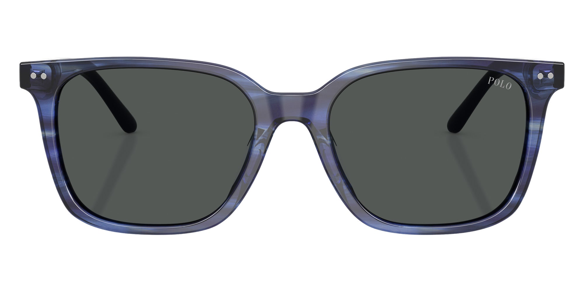 POLO RALPH LAUREN PH4235U 631487 54 - Shiny Striped Blue / Dark Gray #id:ph4235u631487_s:106100