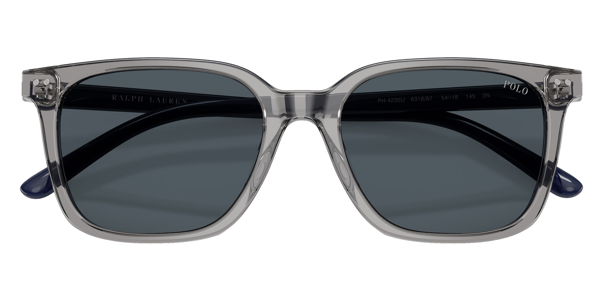 POLO RALPH LAUREN PH4235U 631887 54 - Shiny Transparent Gray / Bottle Green #id:ph4235u631887_s:108120