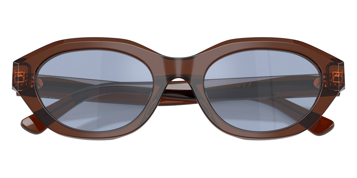 POLO RALPH LAUREN PH4237U 63531U 52 - Shiny Transparent Brown / Light Blue Mirrored Silver #id:ph4237u63531u_s:108120