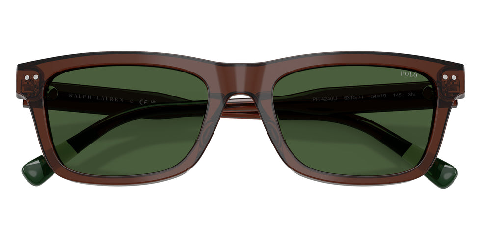 POLO RALPH LAUREN PH4240U 631571 54 - Shiny Transparent Brown #id:ph4240u631571_s:106120