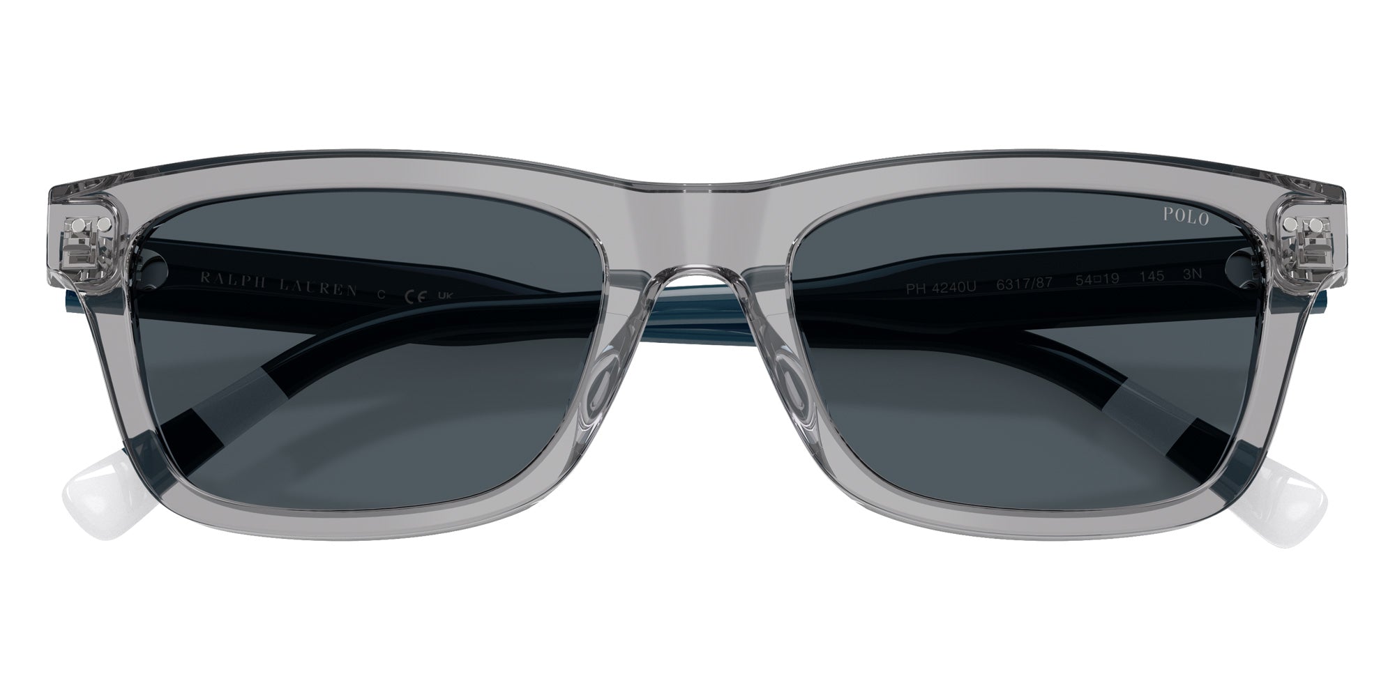 POLO RALPH LAUREN PH4240U 631787 54 - Shiny Transparent Gray #id:ph4240u631787_s:110120